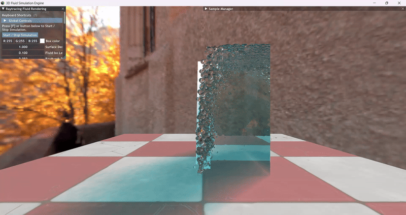 Bachelor's Project: DXR Fluid Simulation Rendering